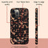 Tortoiseshell Custom Name iPhone Case